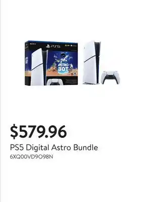 Walmart PS5 Digital Astro Bundle offer