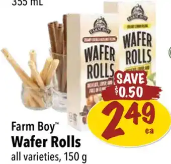 Farm Boy Farm Boy Wafer Rolls offer