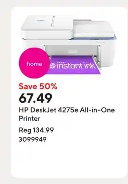 Staples HP DeskJet 4275e All-in-One Printer offer