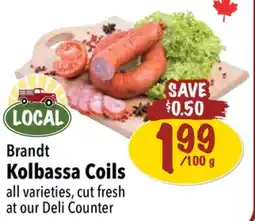 Farm Boy Brandt Kolbassa Coils offer