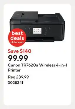 Staples Canon TR7620a Wireless 4-in-1 Printer offer