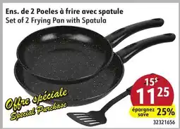 Hart Set of 2 Frying Pan with Spatula offer