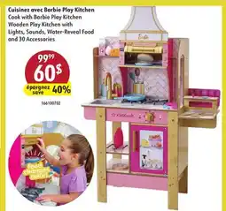 Sushi Shop Cook with Barbie Play Kitchen offer