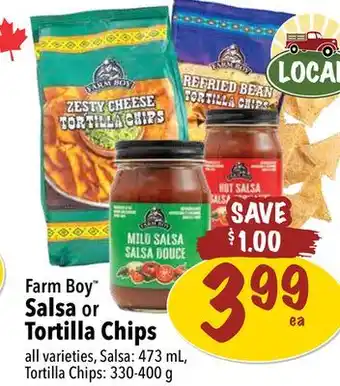 Farm Boy Farm Boy Salsa or Tortilla Chips offer