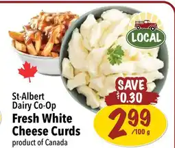 Farm Boy St-Albert Dairy Co-Op Fresh White Cheese Curds offer