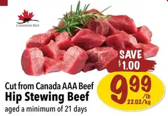 Farm Boy Cut from Canada AAA Beef Hip Stewing Beef offer