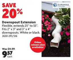 Home Hardware Downspout Extension offer