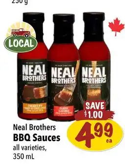 Farm Boy Neal Brothers BBQ Sauces offer