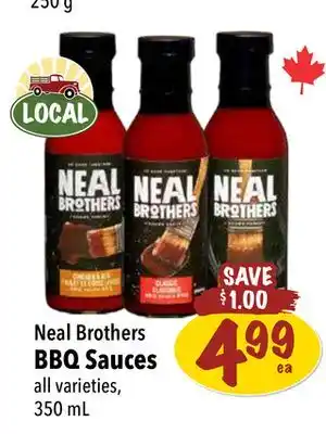 Farm Boy Neal Brothers BBQ Sauces offer