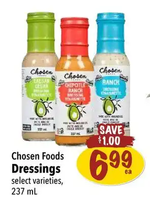 Farm Boy Chosen Foods Dressings offer