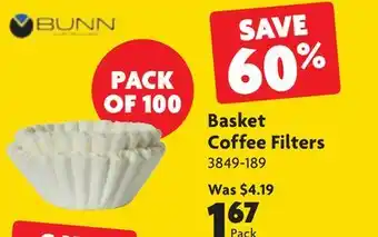 Home Hardware Basket Coffee Filters offer