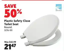 Home Hardware Plastic Safety Close Toilet Seat offer