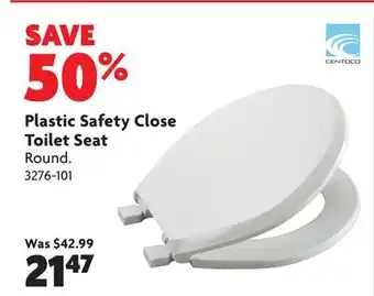 Home Hardware Plastic Safety Close Toilet Seat offer