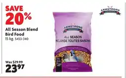 Home Hardware All Season Blend Bird Food offer