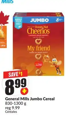 Chalo FreshCo General Mills Jumbo Cereal 830-1300 g offer