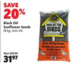 Home Hardware Black Oil Sunflower Seeds offer