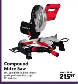 Home Hardware Compound Mitre Saw offer