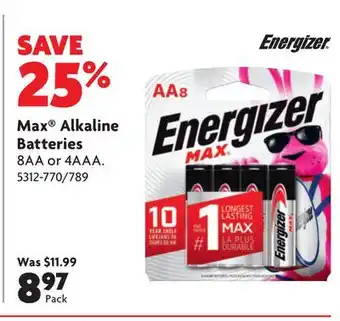 Home Hardware Max Alkaline Batteries offer