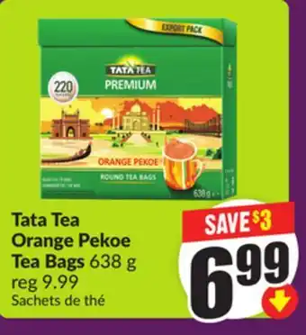 Chalo FreshCo Tata Tea Orange Pekoe Tea Bags 638 g offer