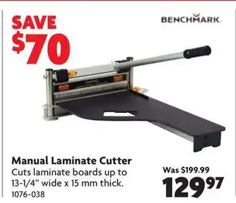 Home Hardware Manual Laminate Cutter offer