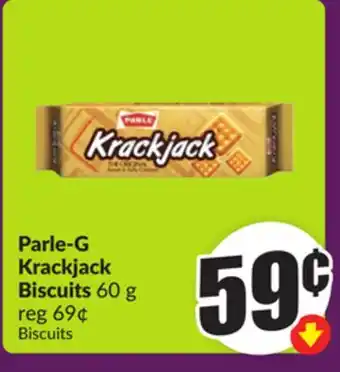 Chalo FreshCo Parle-G Krackjack Biscuits 60 g offer