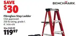 Home Hardware Fibreglass Step Ladder offer