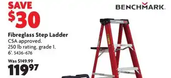 Home Hardware Fibreglass Step Ladder offer