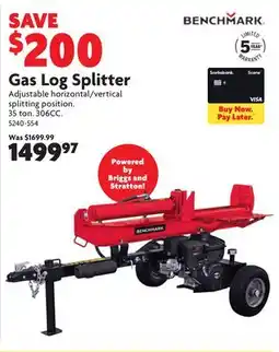 Home Hardware Gas Log Splitter offer