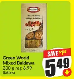 Chalo FreshCo Green World Mixed Baklawa 200 g offer