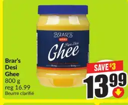 Chalo FreshCo Brar's Desi Ghee 800 g offer