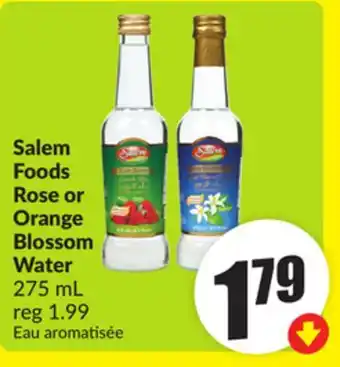 Chalo FreshCo Salem Foods Rose or Orange Blossom Water 275 mL offer