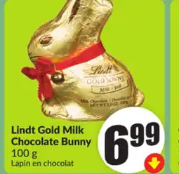 Chalo FreshCo Lindt Gold Milk Chocolate Bunny 100 g offer