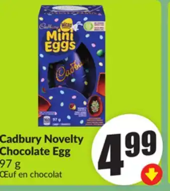 Chalo FreshCo Cadbury Novelty Chocolate Egg 97 g offer