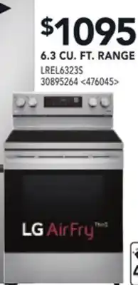 RONA 6.3 CU. FT. RANGE offer