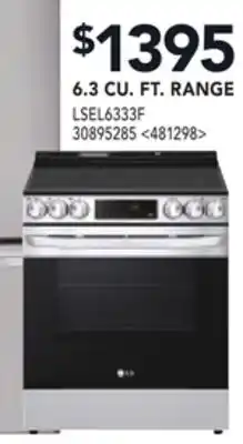 RONA 6.3 CU. FT. RANGE offer