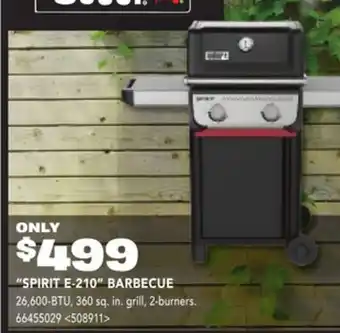 RONA SPIRIT E-210 BARBECUE offer