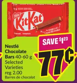 Chalo FreshCo Nestlé Chocolate Bars 40-60 g Selected Varieties offer