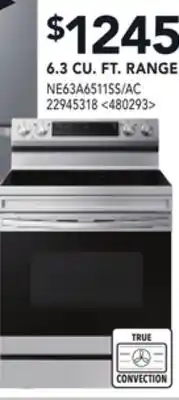 RONA 6.3 CU. FT. RANGE offer