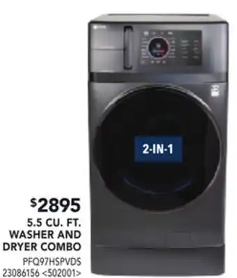 RONA 5.5 CU. FT. WASHER AND DRYER COMBO offer