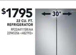 RONA SAMSUNG 22 CU.FT. REFRIGERATOR offer