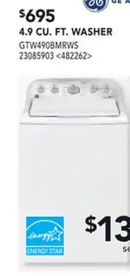 RONA GE 4.9 CU. FT. WASHER offer