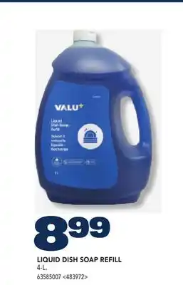 RONA LIQUID DISH SOAP REFILL offer