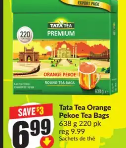 Chalo FreshCo Tata Tea Orange Pekoe Tea Bags 638 g 220 pk offer