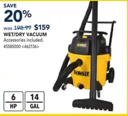 RONA WET/DRY VACUUM offer