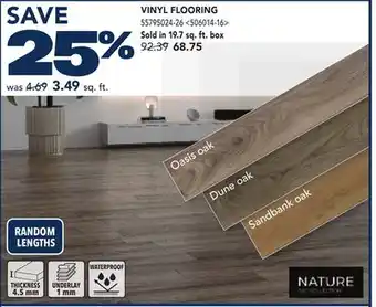 RONA VINYL FLOORING offer