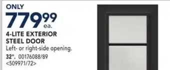 RONA 4-LITE EXTERIOR STEEL DOOR 32 offer