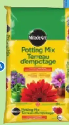 RONA MIRACLE GRO indoor potting mix offer