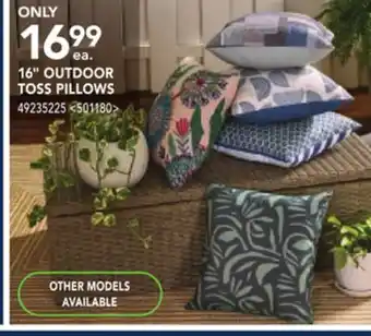 RONA 16 OUTDOOR TOSS PILLOWS offer