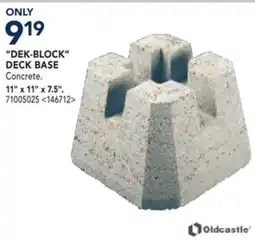 RONA DEK-BLOCK DECK BASE offer