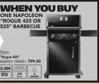 RONA NAPOLEON ROGUE 425 OR 525 BARBECUE offer